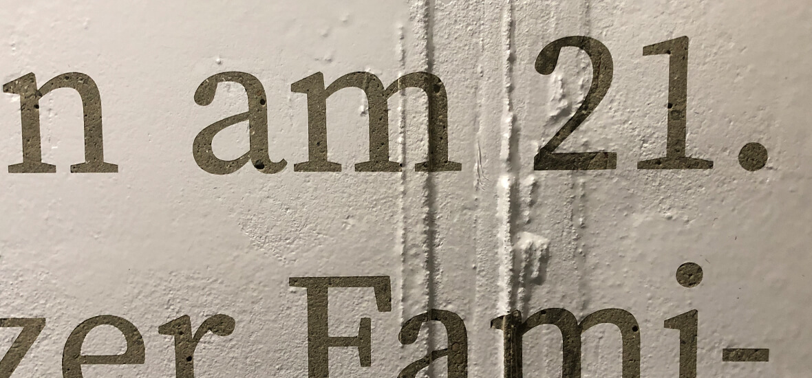 wandschmuck | schriftenmalerei