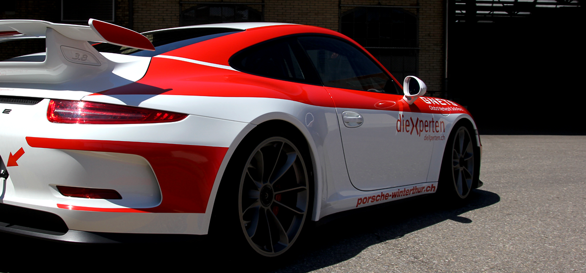 porsche 911 gt3 teilfolierung