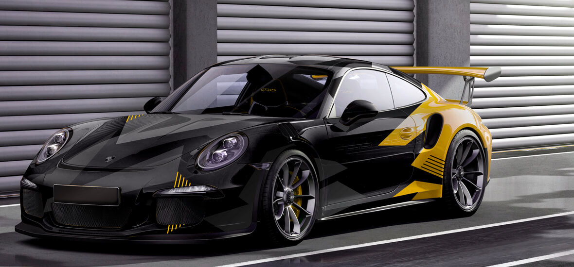 porsche design-folierung
