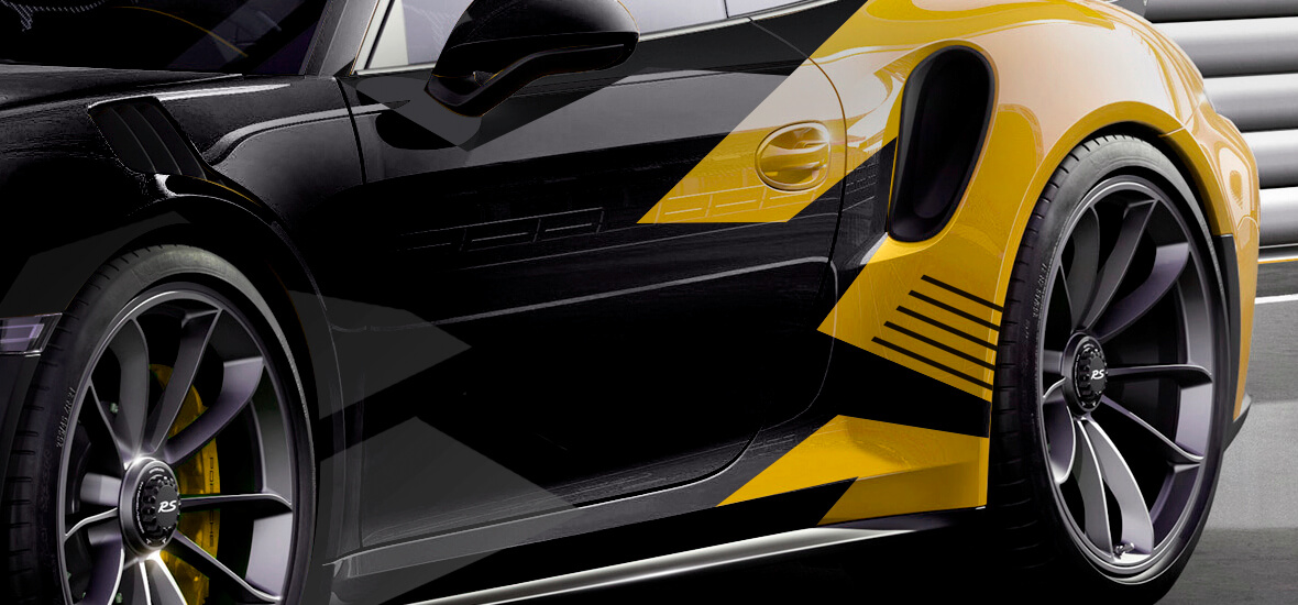 porsche design-folierung