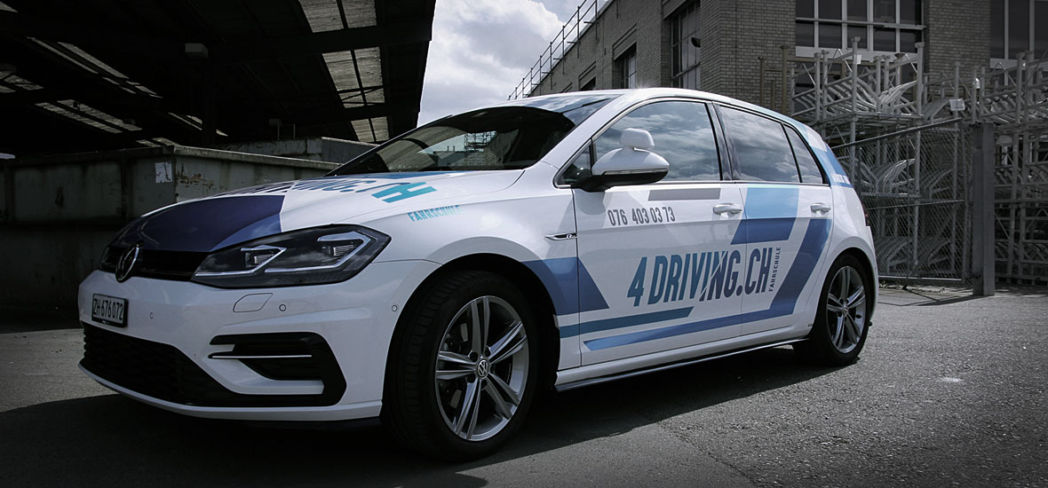 werbegrafik + werbetechnik aus winterthur/designfolierung/fahrzeugbeschriftung/akzentfolierung