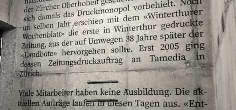 werbetechnik aus winterthur/gebäudebeschriftung/signaletik. naef macht sichtbar.
