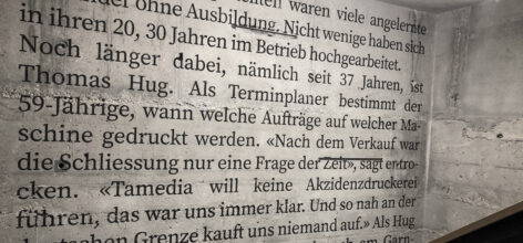 werbetechnik aus winterthur/gebäudebeschriftung/signaletik. naef macht sichtbar.