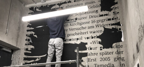 werbetechnik aus winterthur/gebäudebeschriftung/signaletik. naef macht sichtbar.