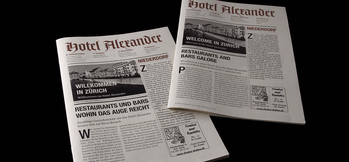 werbegrafik aus winterthur/broschüren+flyer. naef macht sichtbar.