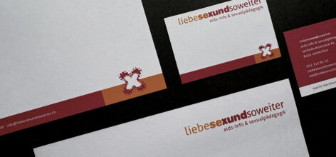 werbegrafik aus winterthur/drucksachen, briefpapiere, visitenkarten. naef macht sichtbar.