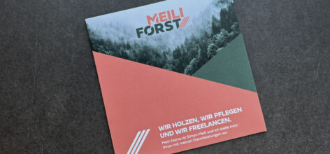 werbegrafik aus winterthur/broschüren und flyer. naef macht sichtbar.