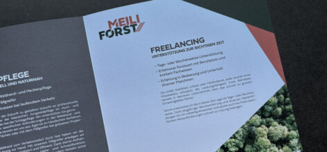 werbegrafik aus winterthur/broschüren und flyer. naef macht sichtbar.